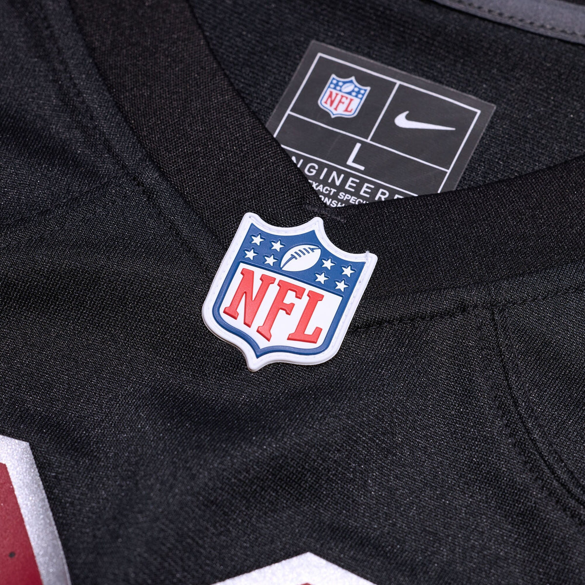 Arizona Cardinals Black Alternate Custom Game Football Jersey