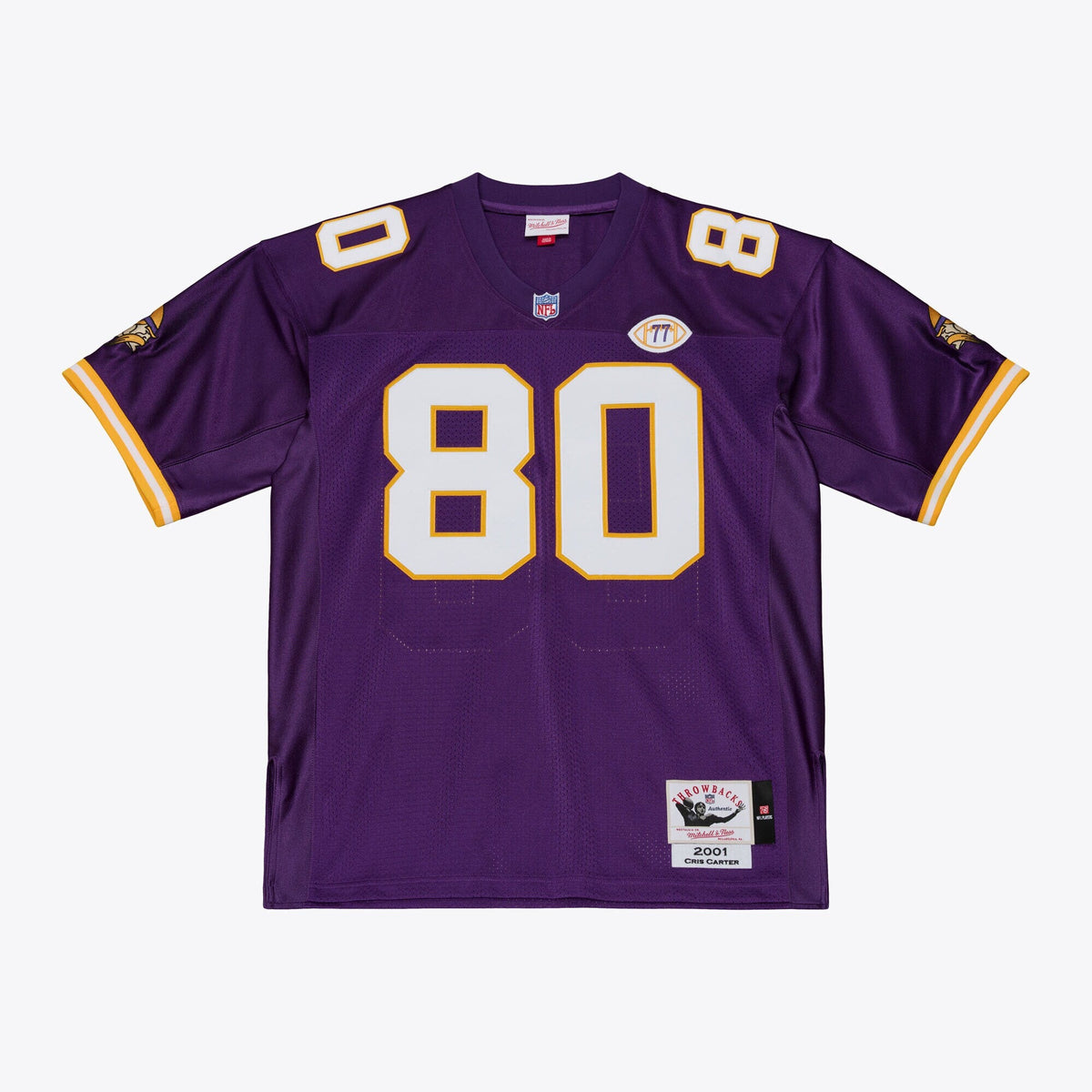 Minnesota Vikings Cris Carter Purple 2001 Throwback Football Jersey