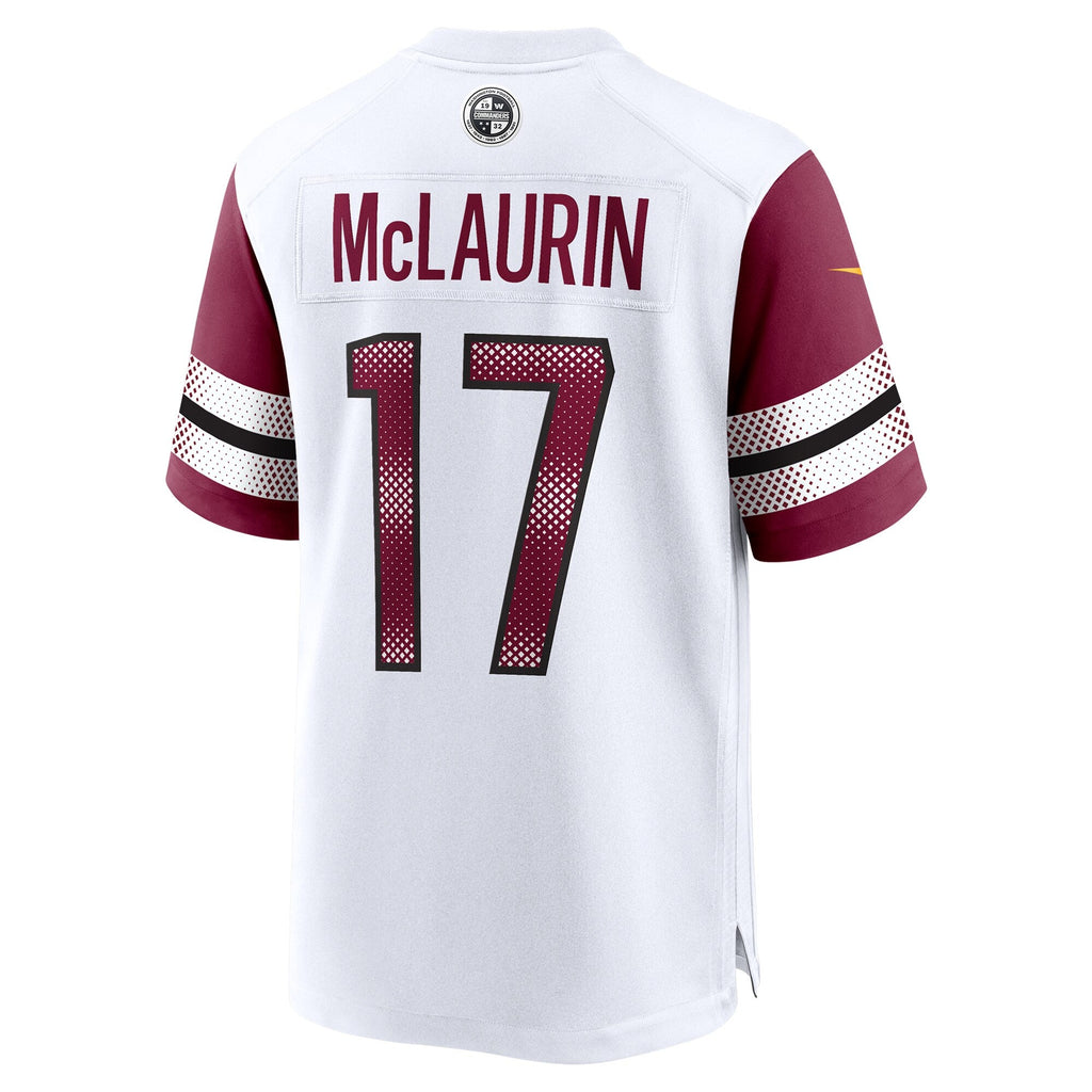 Washington Commanders Terry McLaurin White Game Football Jersey