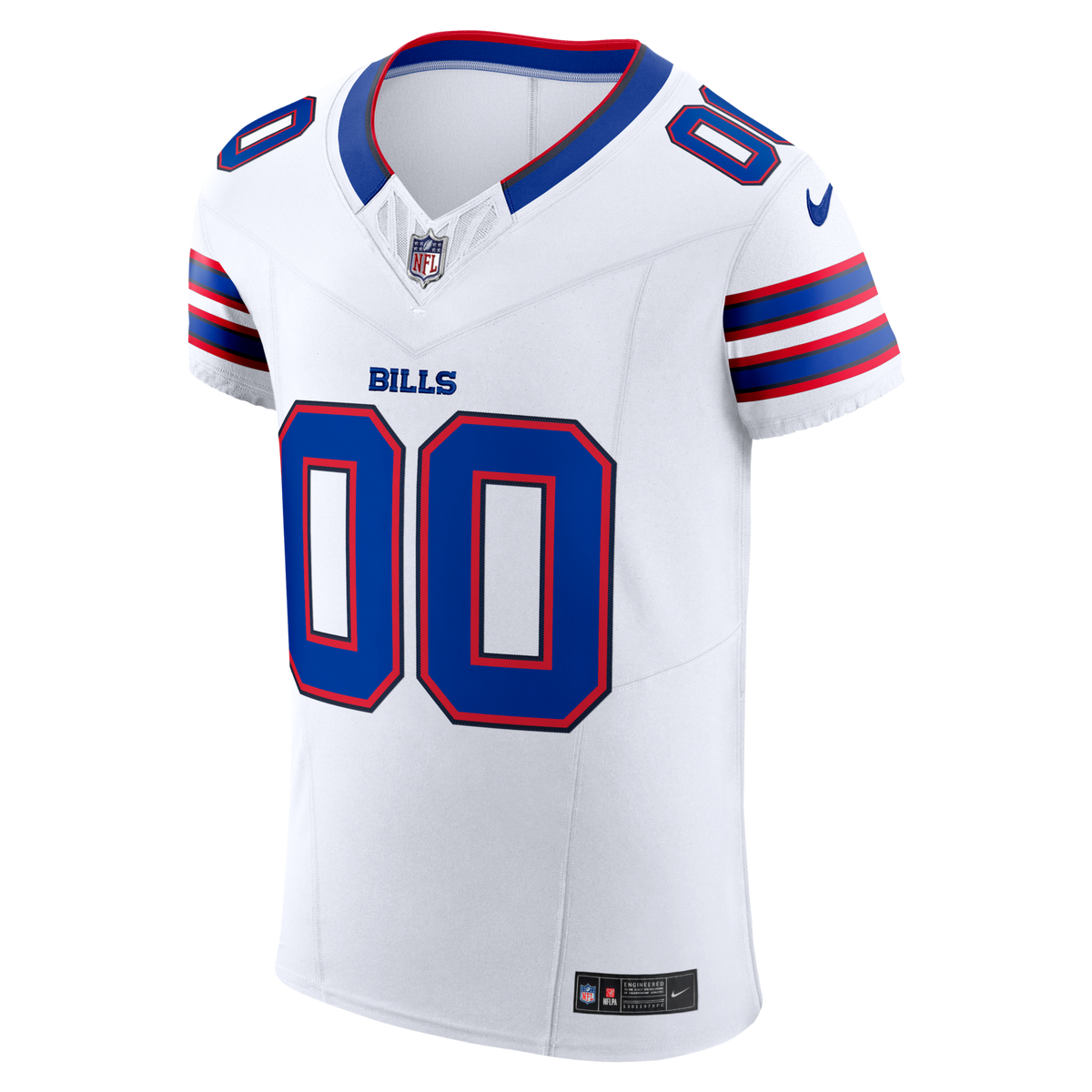 Buffalo Bills White Vapor F.U.S.E. Elite Custom Football Jersey