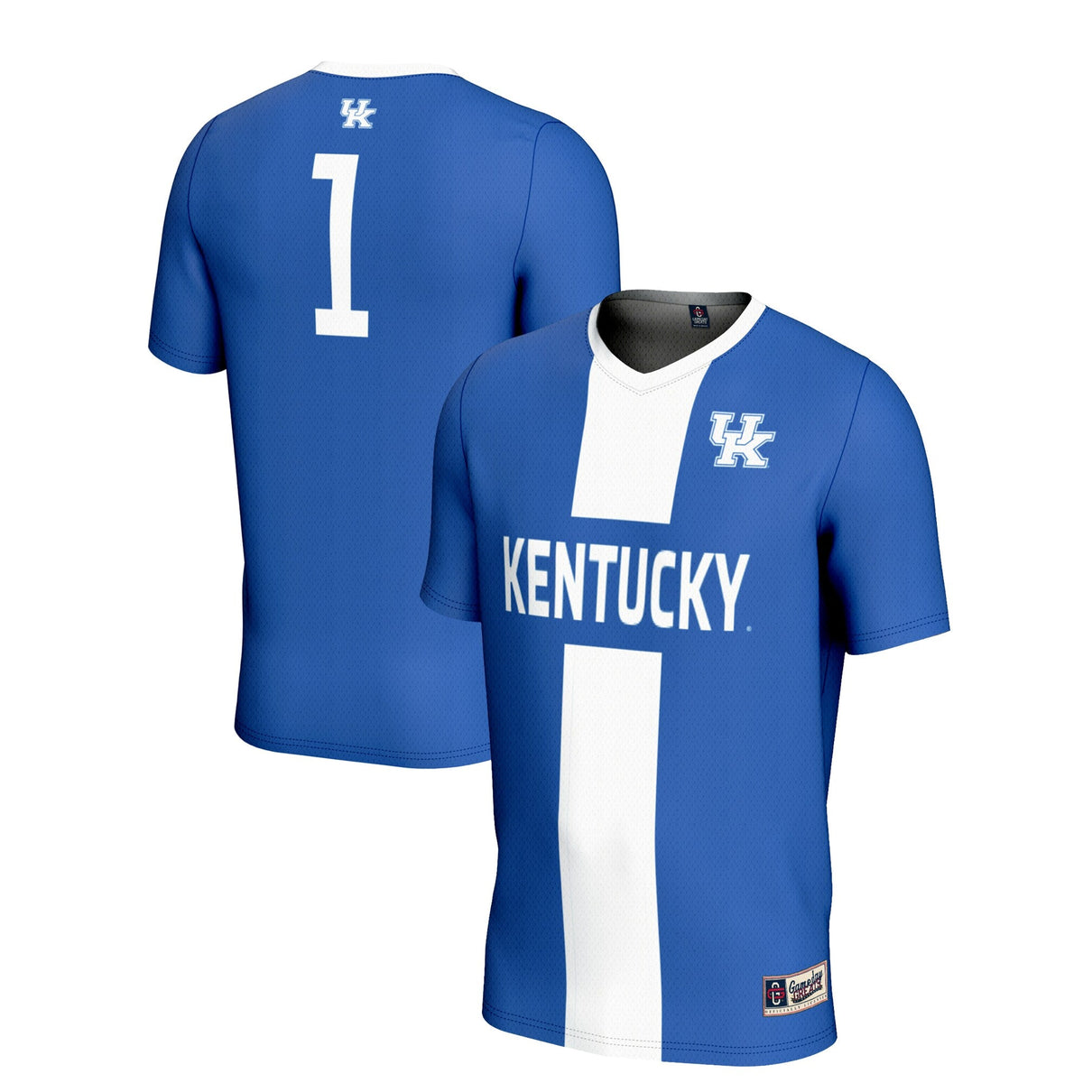 #1 Kentucky Wildcats Lightweight Soccer Fashion Jersey - Royal