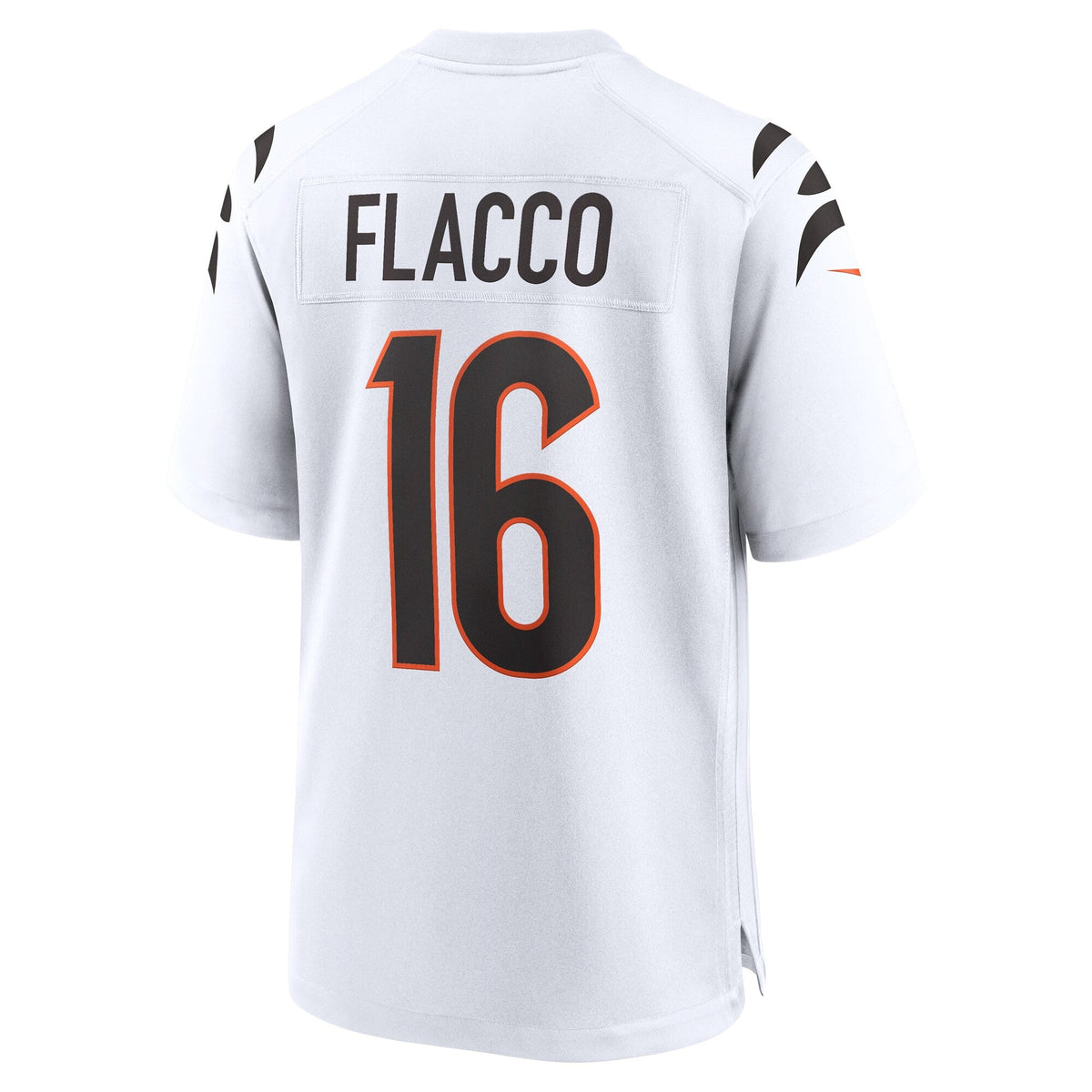 Cincinnati Bengals Joe Flacco White Game Football Jersey