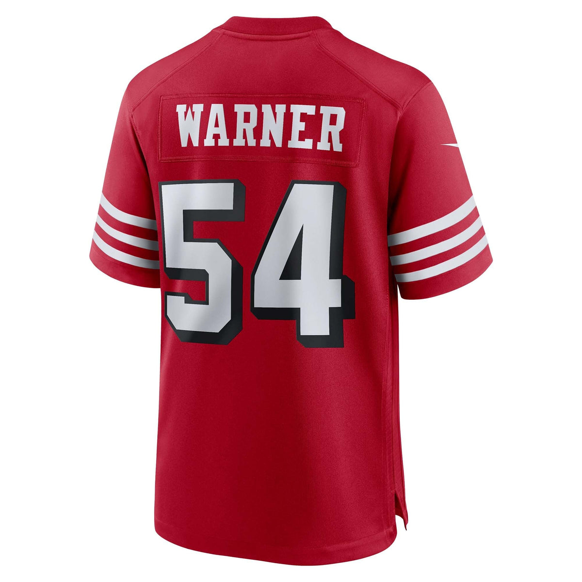 San Francisco 49ers Fred Warner Scarlet Alternate Game Football Jersey