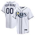 Tampa Bay Rays White Home Replica Custom Baseball Jersey