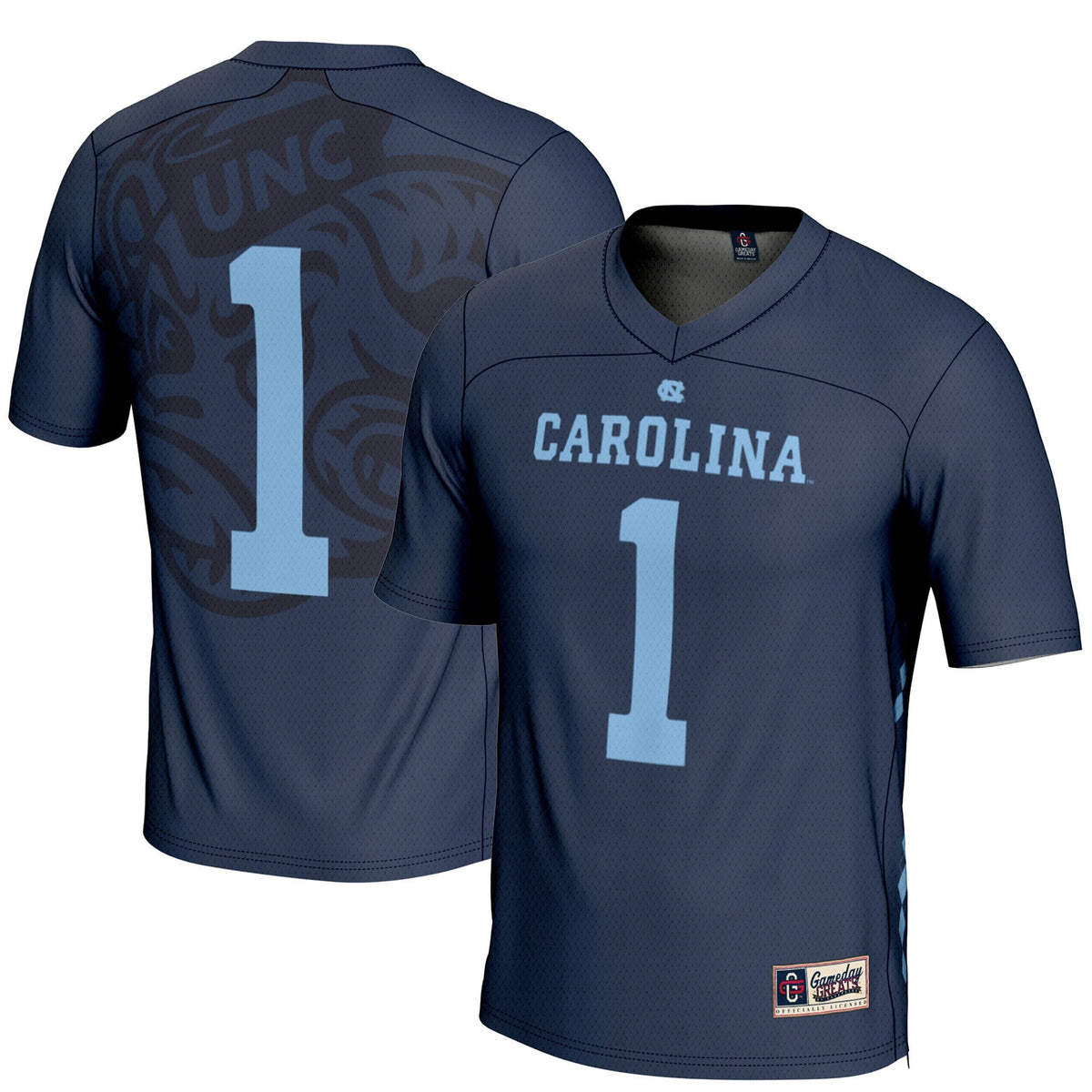 #1 North Carolina Tar Heels Lightweight Lacrosse Jersey - Navy
