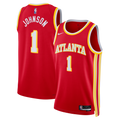 Atlanta Hawks Icon Edition Swingman Jersey - Red - Jalen Johnson