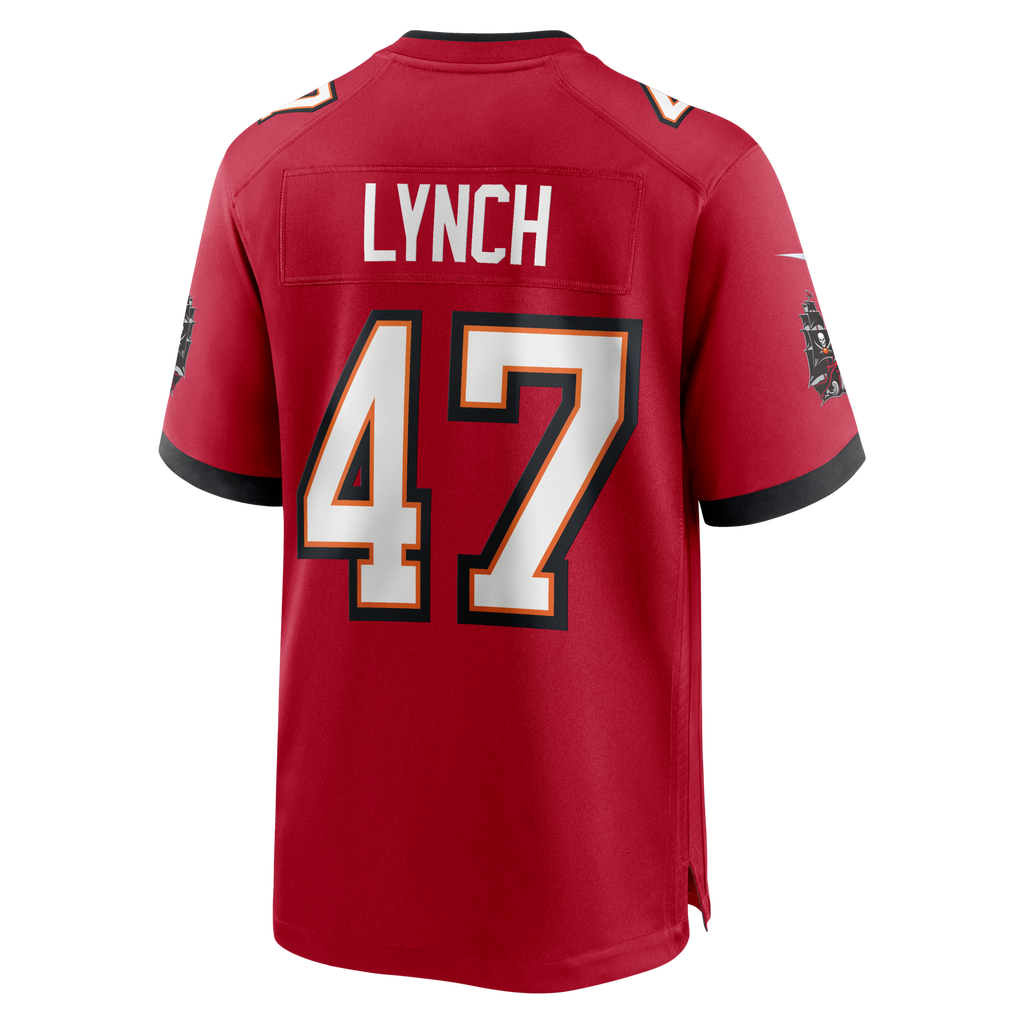 Tampa Bay Buccaneers John Lynch Red Game Retired Player Football Jersey