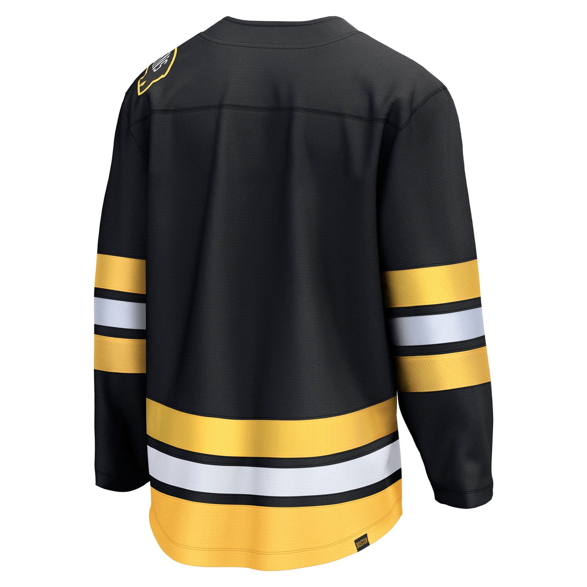 Boston Bruins Black Anniversary Home Breakaway Hockey Jersey