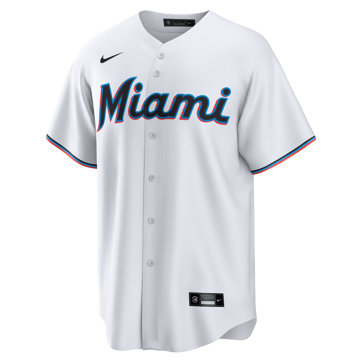 Miami Marlins Griffin Conine White Home Replica Baseball Jersey