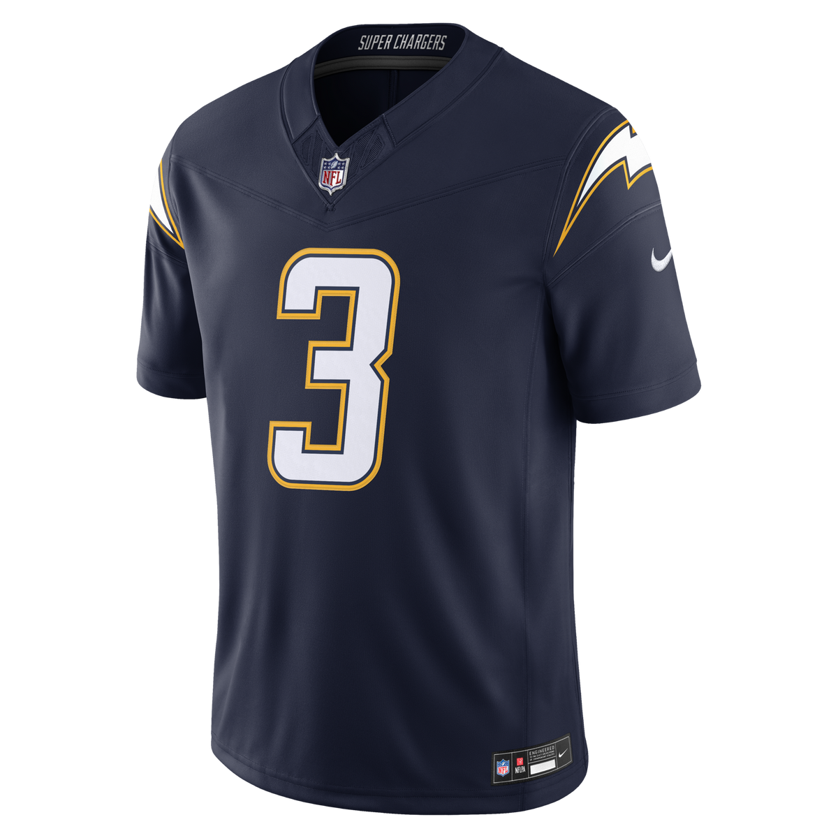 Los Angeles Chargers Derwin James Jr. Navy Alternate Super Chargers Vapor F.U.S.E. Stitched Limited Football Jersey