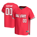 Ball State Cardinals NIL Pick-A-Player Lightweight Baseball Jersey - Cardinal