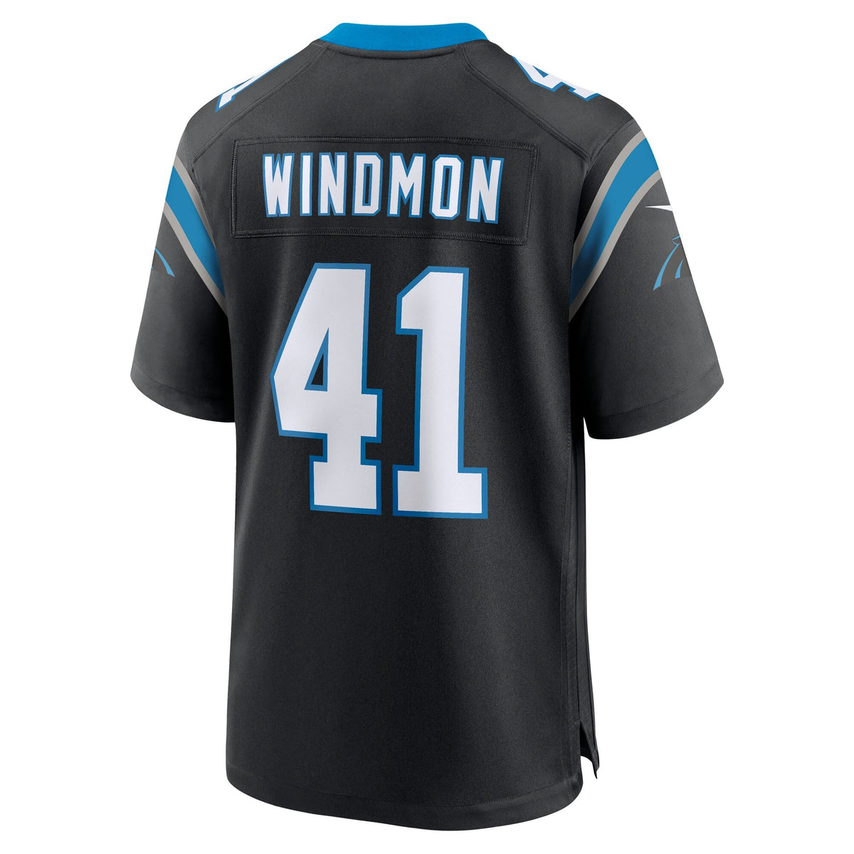 Carolina Panthers Jacoby Windmon Black Team Game Football Jersey