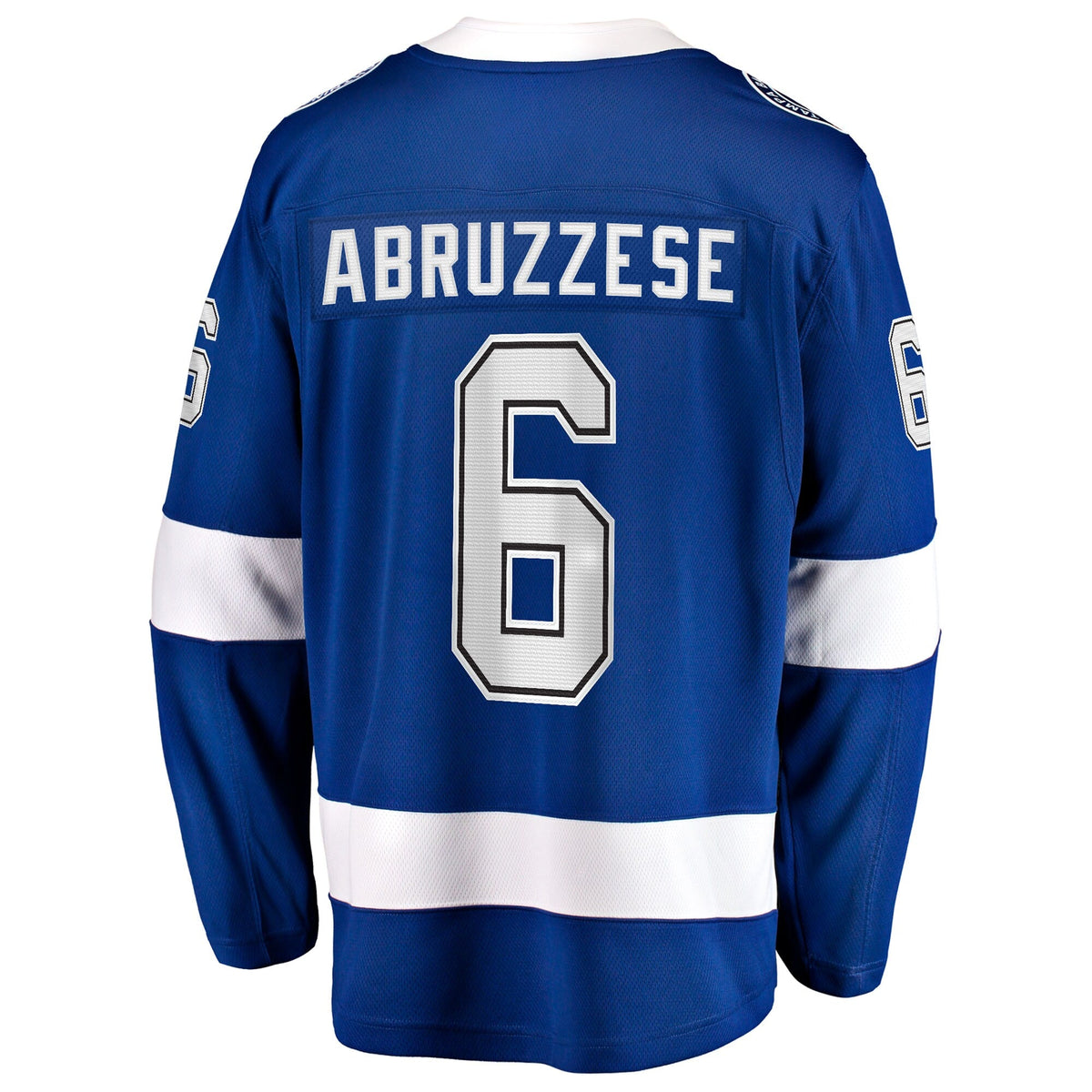Tampa Bay Lightning Nick Abruzzese Blue Home Breakaway Hockey Jersey