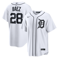 Detroit Tigers Javier Báez White Home Replica Baseball Jersey