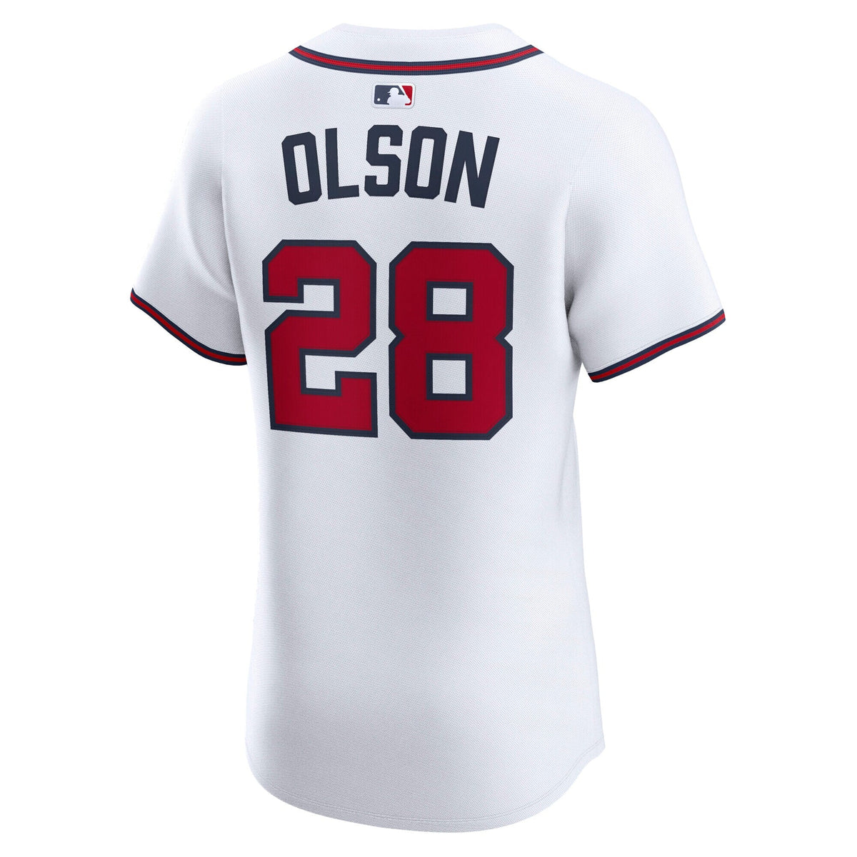 Atlanta Braves Matt Olson White Home Elite Player Baseball Jersey