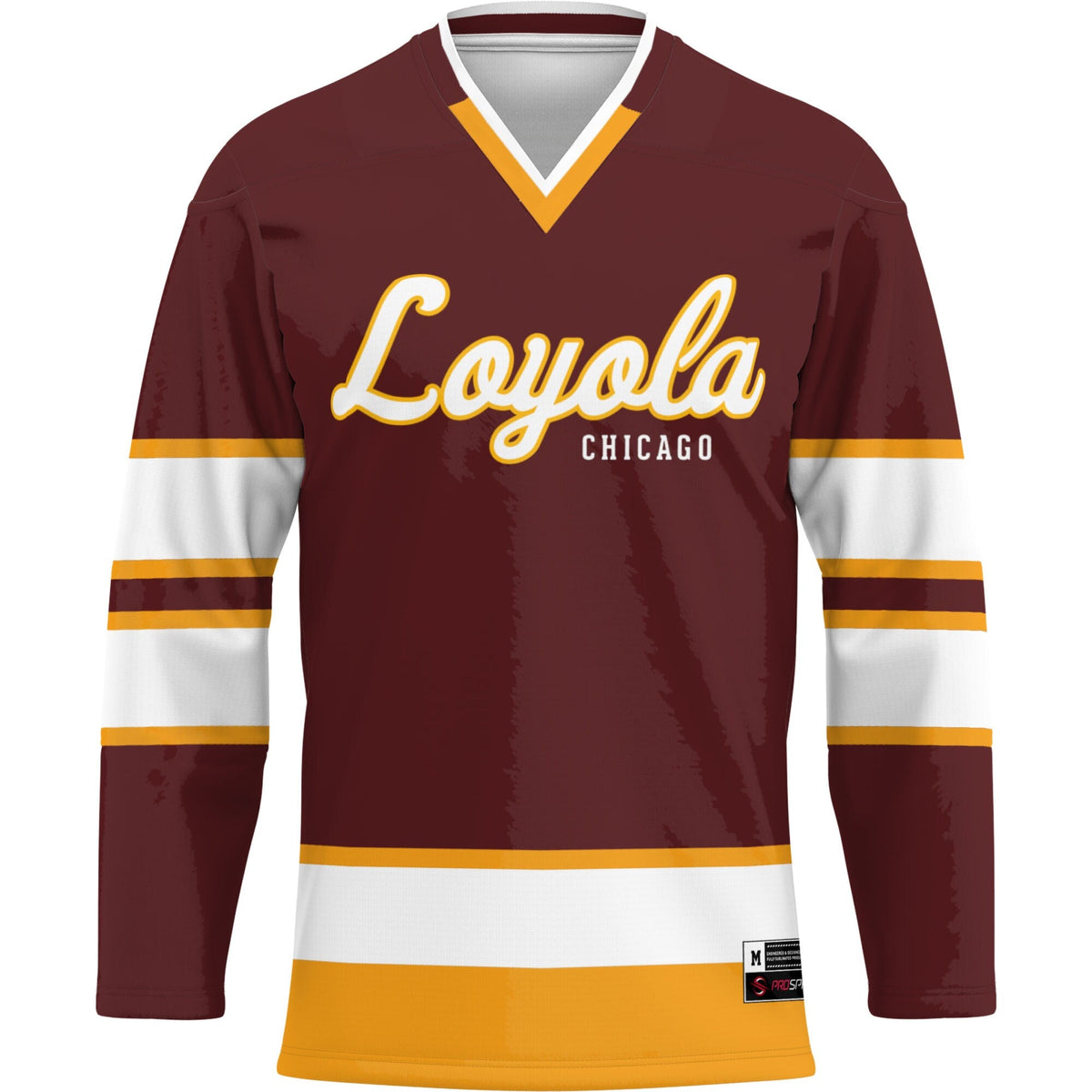 Loyola Chicago Ramblers Hockey Jersey - Maroon