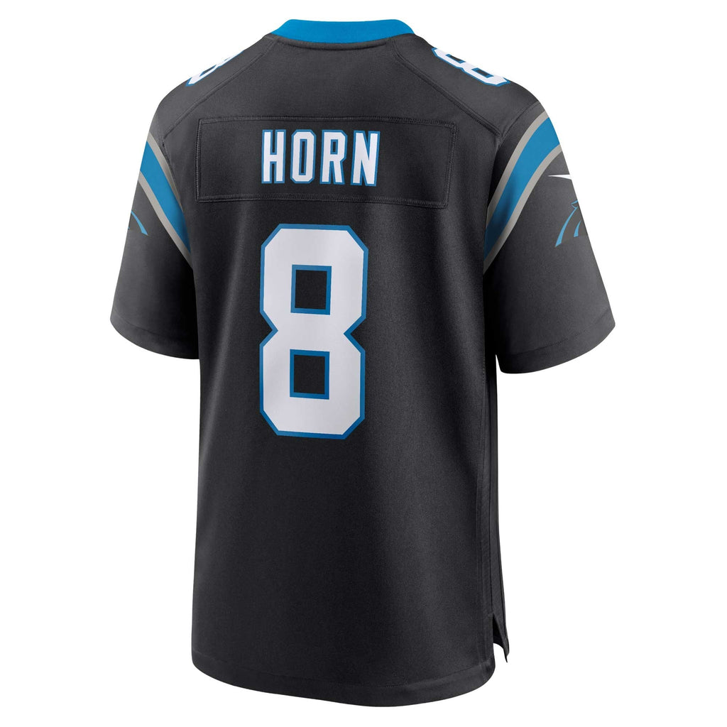 Carolina Panthers Jaycee Horn Black Game Football Jersey