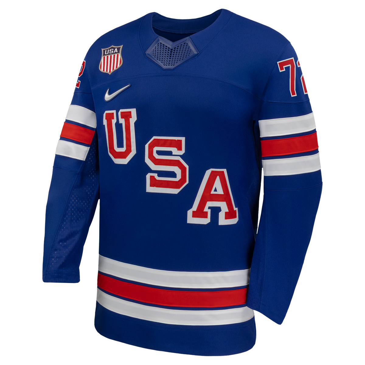 US Hockey Tage Thompson Royal 2026 Home Replica Jersey
