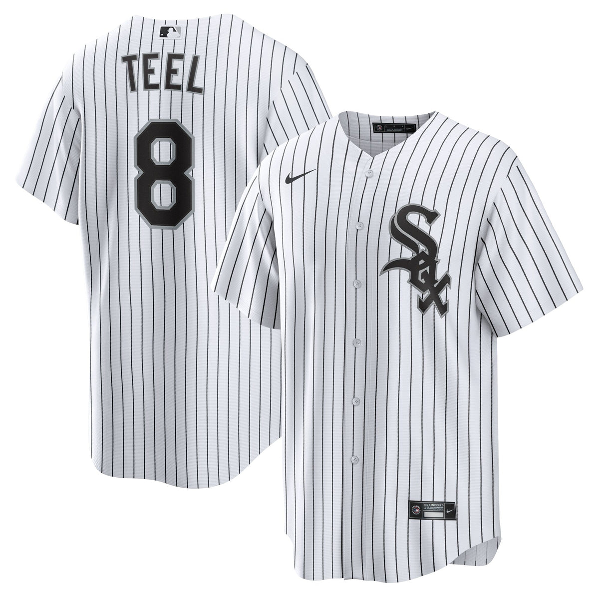 Chicago White Sox Kyle Teel White Home Replica Baseball Jersey