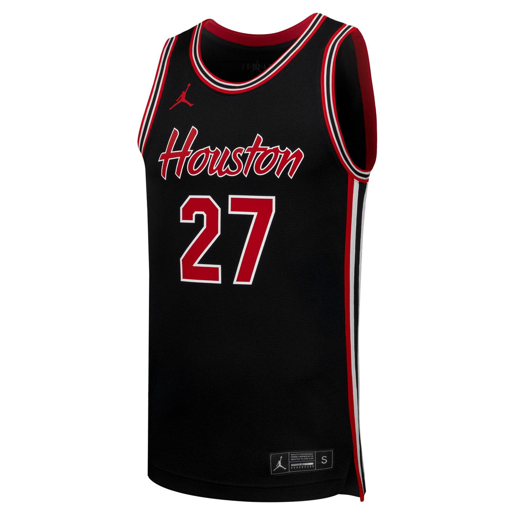 #27 Black Houston Cougars Replica Basketball Jersey