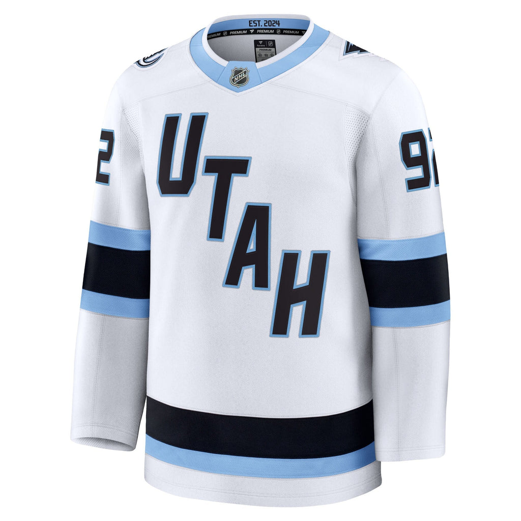 Utah Mammoth Logan Cooley White Away Premium Player Jersey