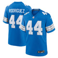 Detroit Lions Malcolm Rodriguez Blue Game Football Jersey