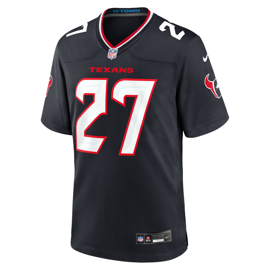 Houston Texans Kamari Ramsey Navy Team Game Football Jersey