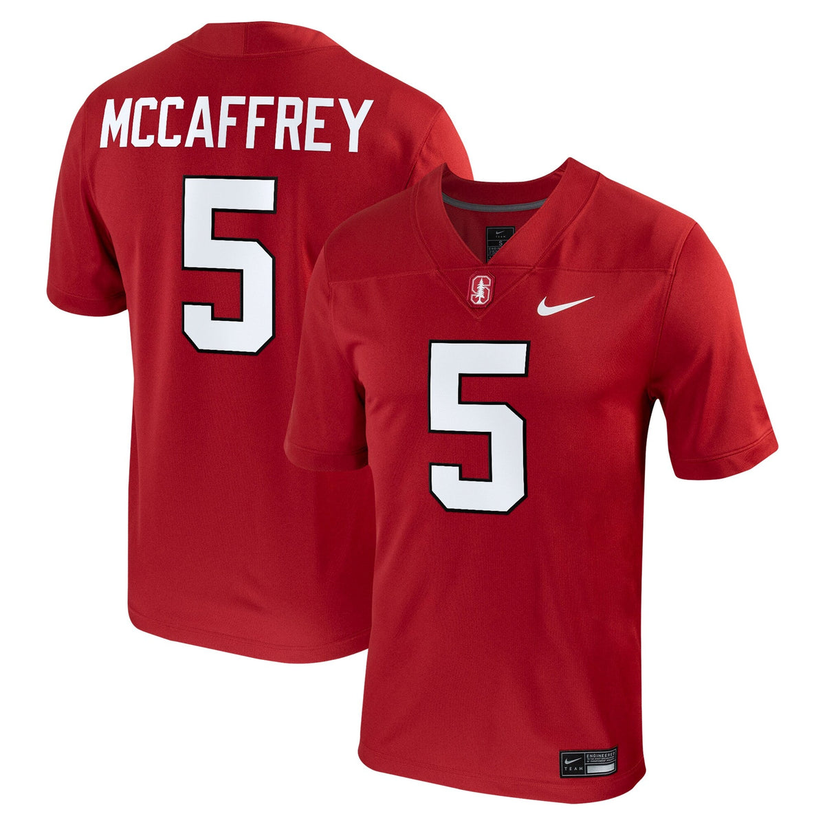 Christian McCaffrey Cardinal Stanford Cardinal Player Game Jersey