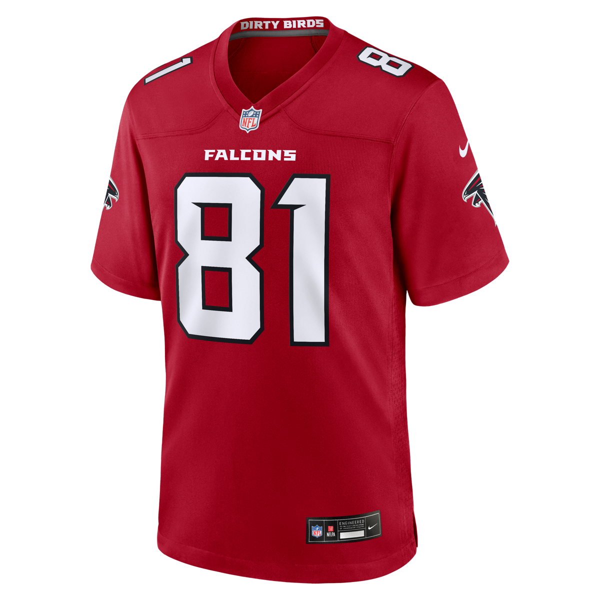 Atlanta Falcons Austin Hooper Red Team Game Football Jersey
