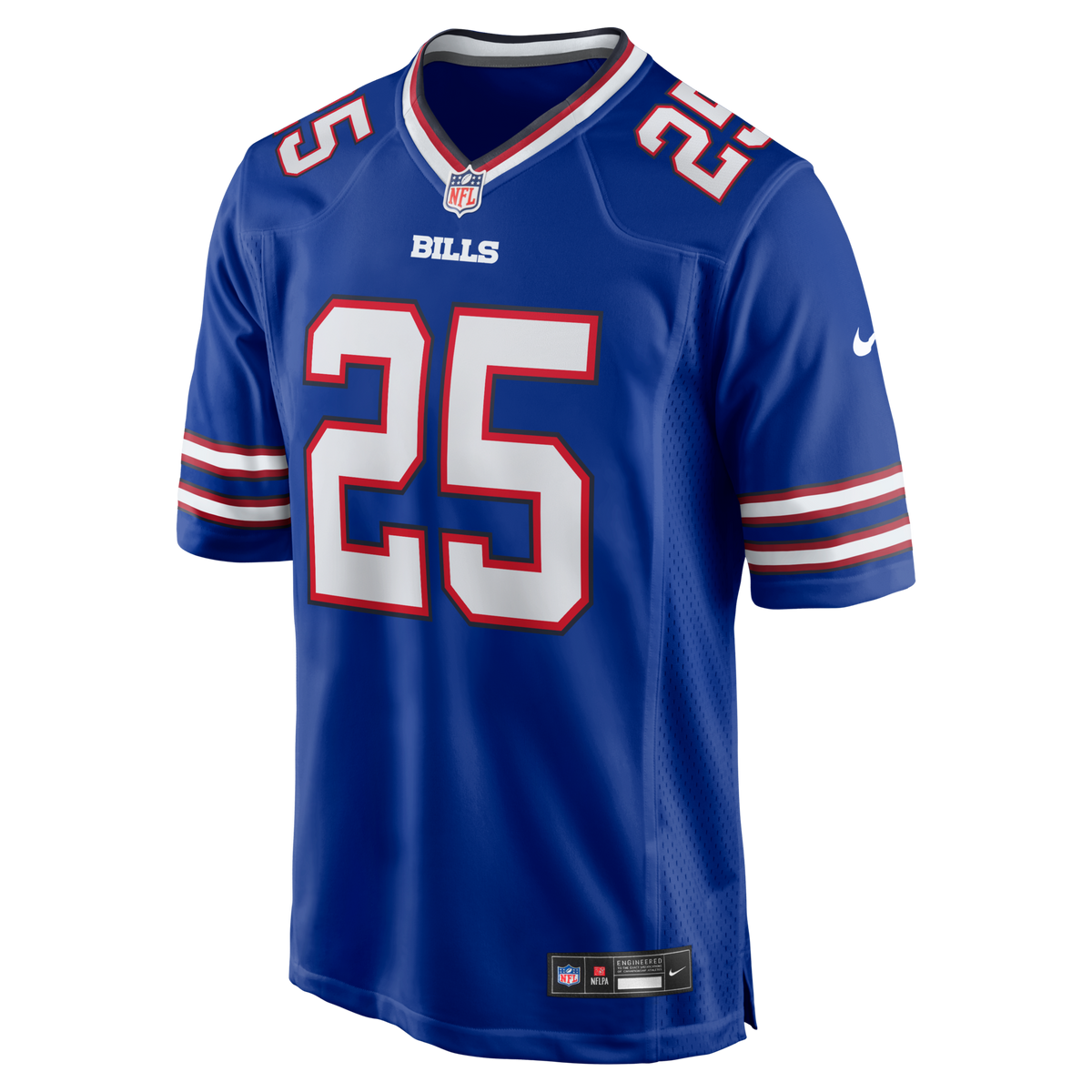 Buffalo Bills Geno Stone Royal Team Game Football Jersey