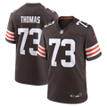 Cleveland Browns Joe Thomas Brown Retired Game Player Football Jersey