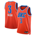 Oklahoma City Thunder Statement Edition Swingman Jersey - Orange - Jared McCain