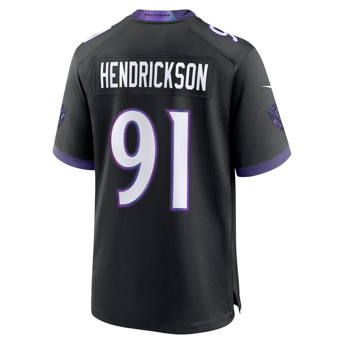 Baltimore Ravens Trey Hendrickson Black Alternate Game Football Jersey