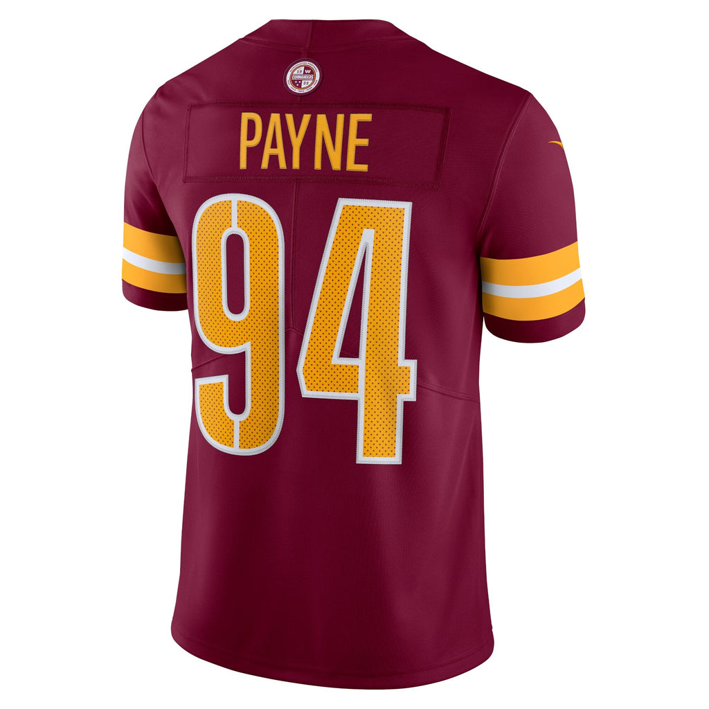 Washington Commanders Da'Ron Payne Burgundy Vapor Limited Football Jersey