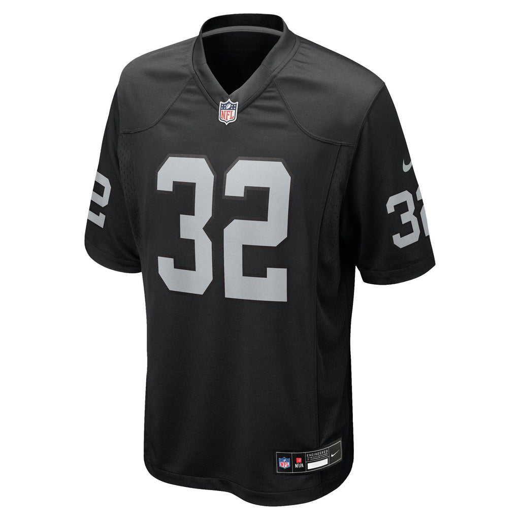 Las Vegas Raiders Marcus Allen Black Game Retired Player Football Jersey