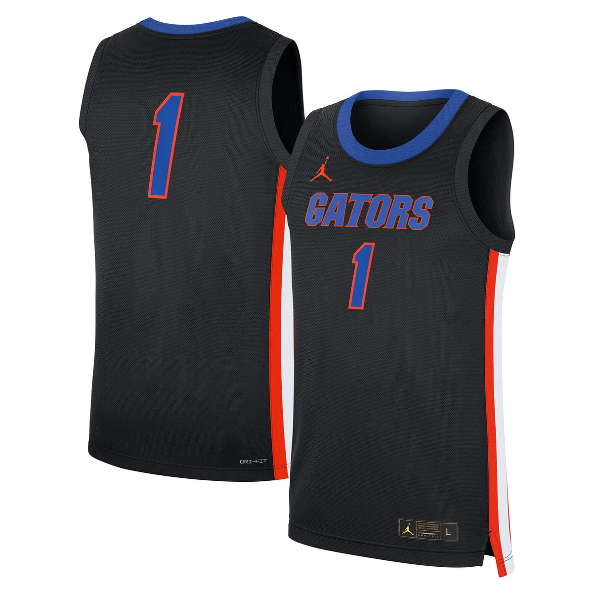 #1 Black Florida Gators Alternate Replica Jersey