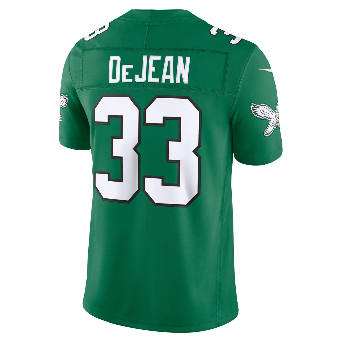 Philadelphia Eagles Cooper DeJean Kelly Green Alternate Vapor F.U.S.E. Stitched Limited Football Jersey