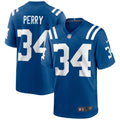 Indianapolis Colts Joe Perry Royal Game Retired Player Football Jersey