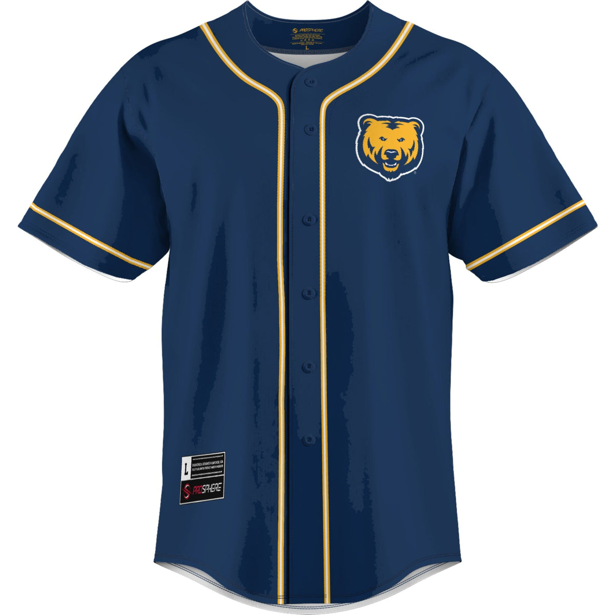 Northern Colorado Bears Lightweight Baseball Jersey - Blue