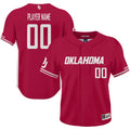 Oklahoma Sooners NIL Pick-A-Player Lightweight Baseball Jersey - Crimson