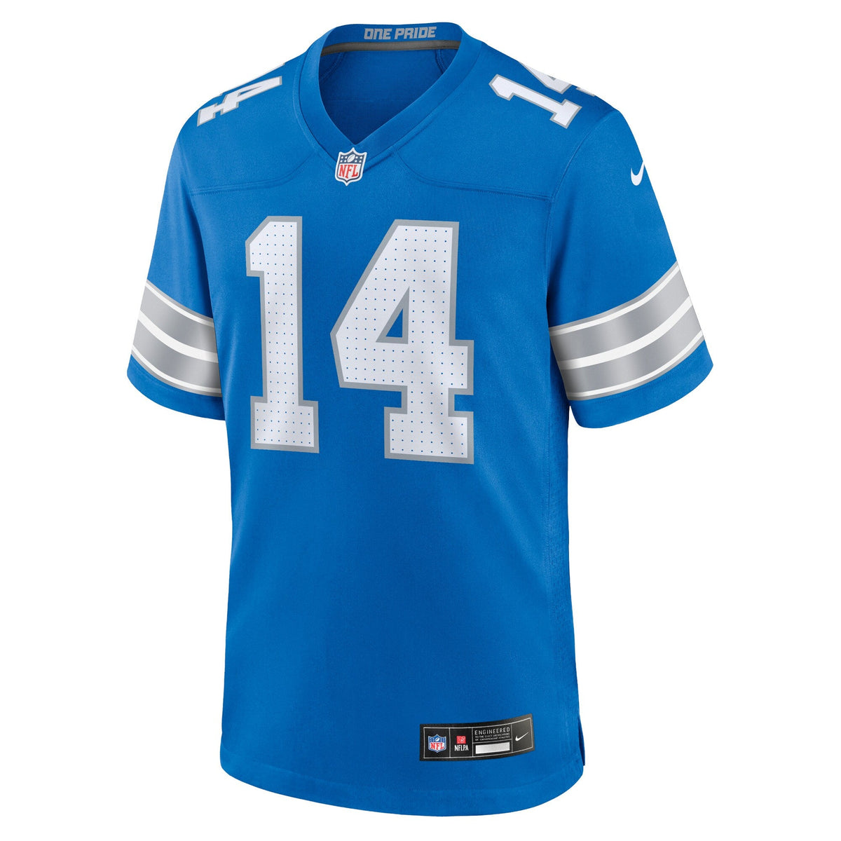 Detroit Lions Amon-Ra St. Brown Blue Game Football Jersey