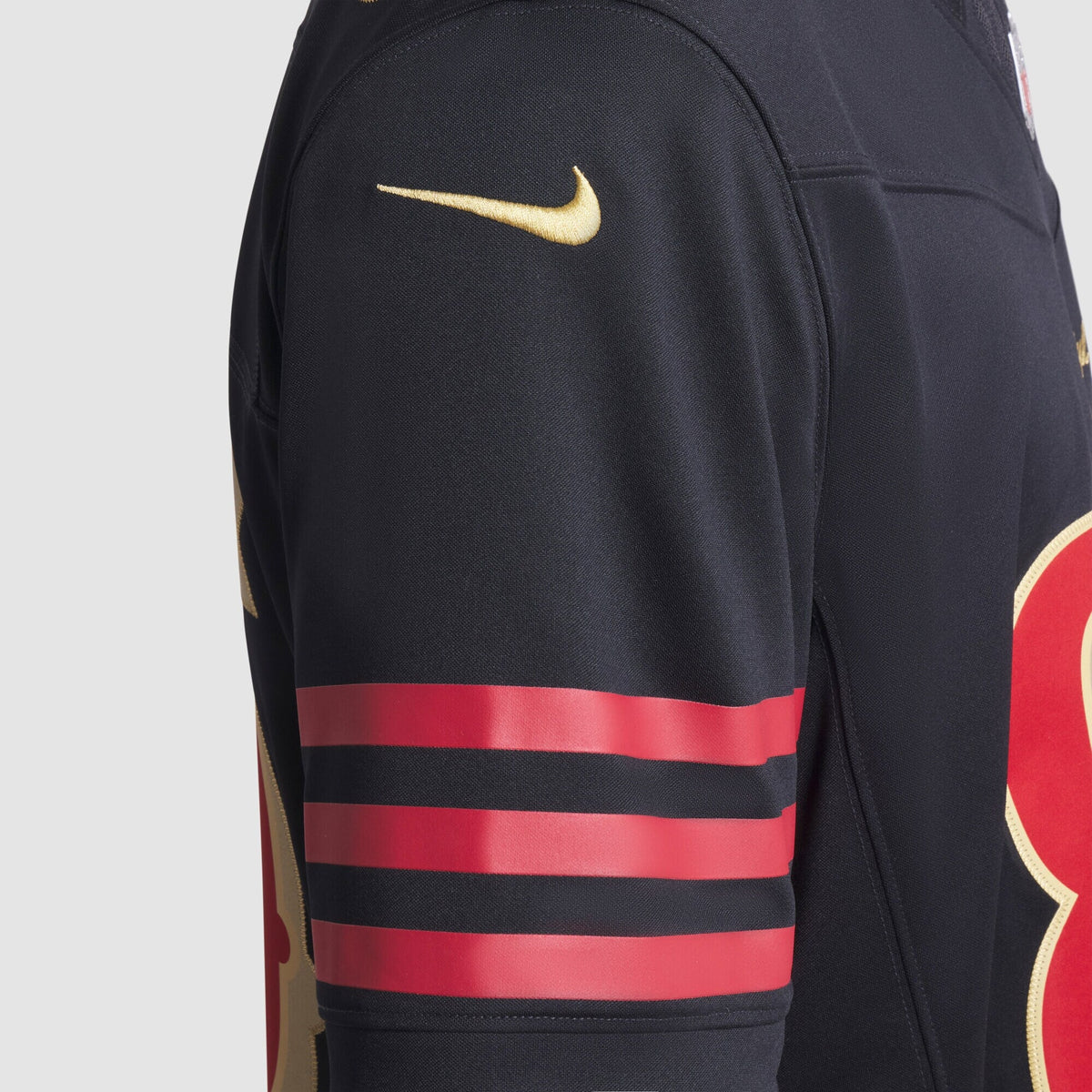San Francisco 49ers George Kittle Black 2025 Rivalries Collection Stitched Limited Football Jersey