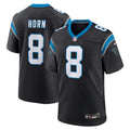 Carolina Panthers Jaycee Horn Black Game Football Jersey