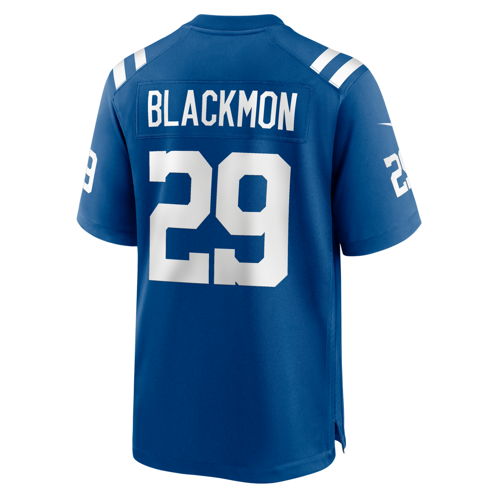Indianapolis Colts Mekhi Blackmon Royal Team Game Football Jersey