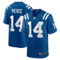 Indianapolis Colts Alec Pierce Royal Player Game Football Jersey