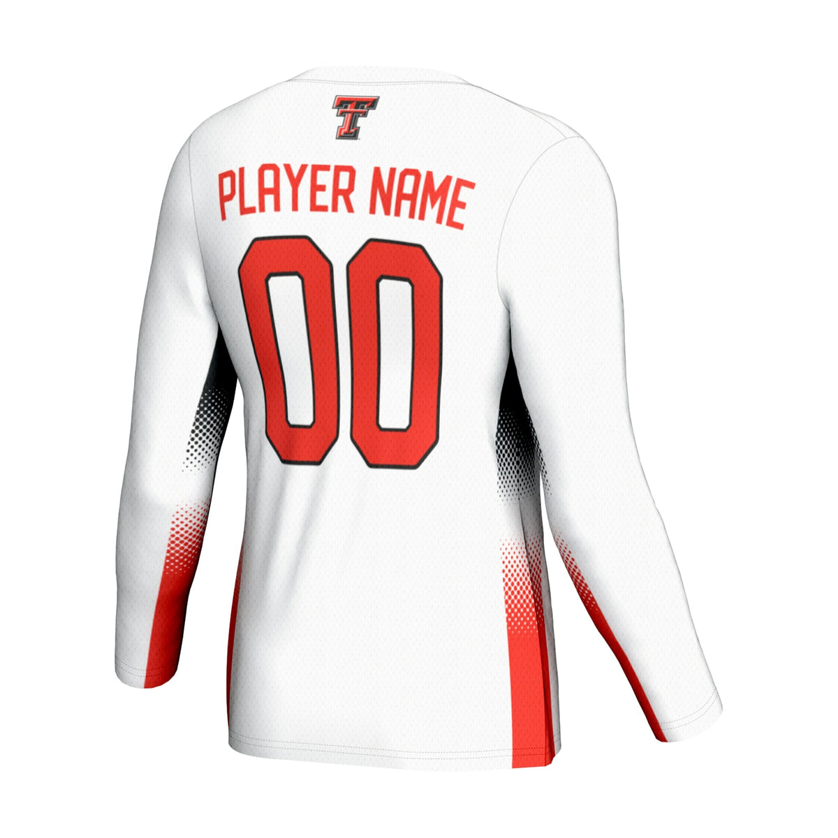 Texas Tech Red Raiders Adult NIL Lightweight Volleyball Jersey - White