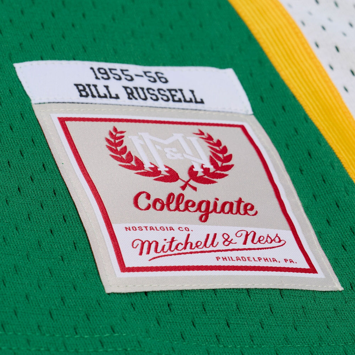 Bill Russell San Francisco Dons 1955/56 Swingman Jersey - Green