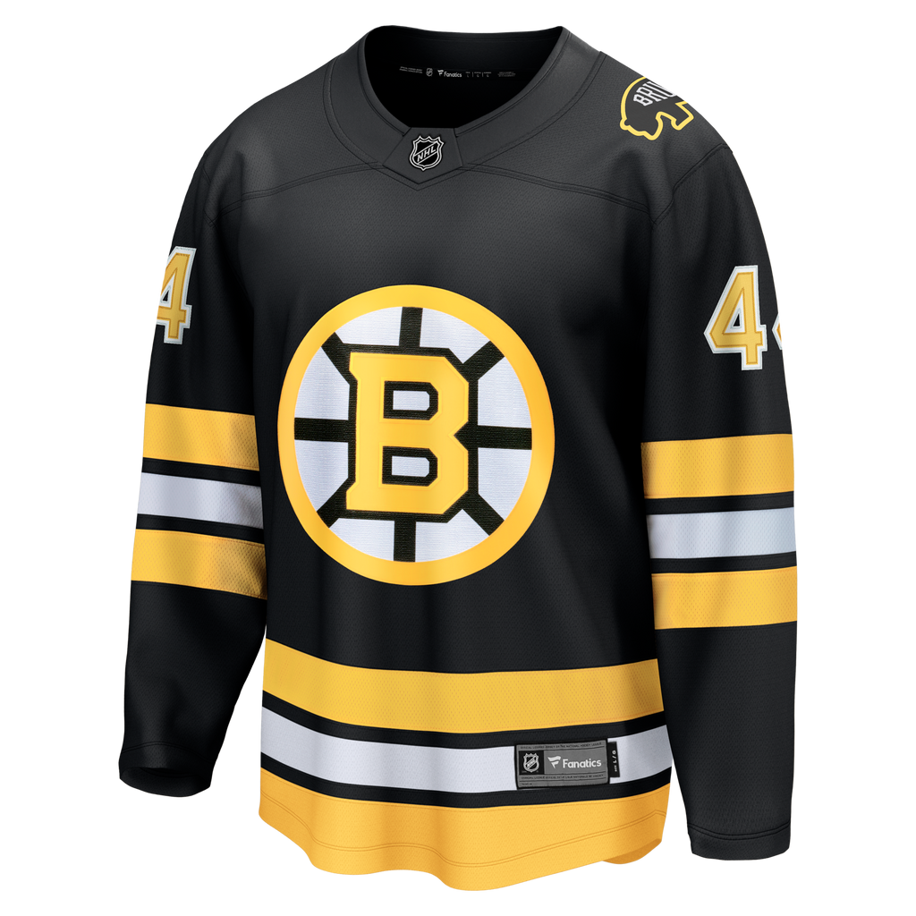 Boston Bruins James Hagens Black Breakaway Hockey Jersey