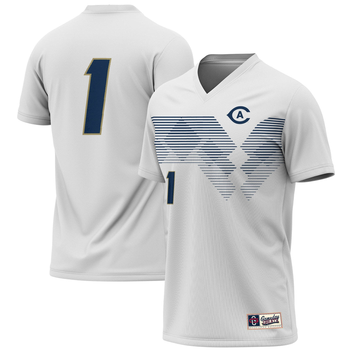 UC Davis Aggies Lightweight Collegiate Soccer Fashion Jersey - White