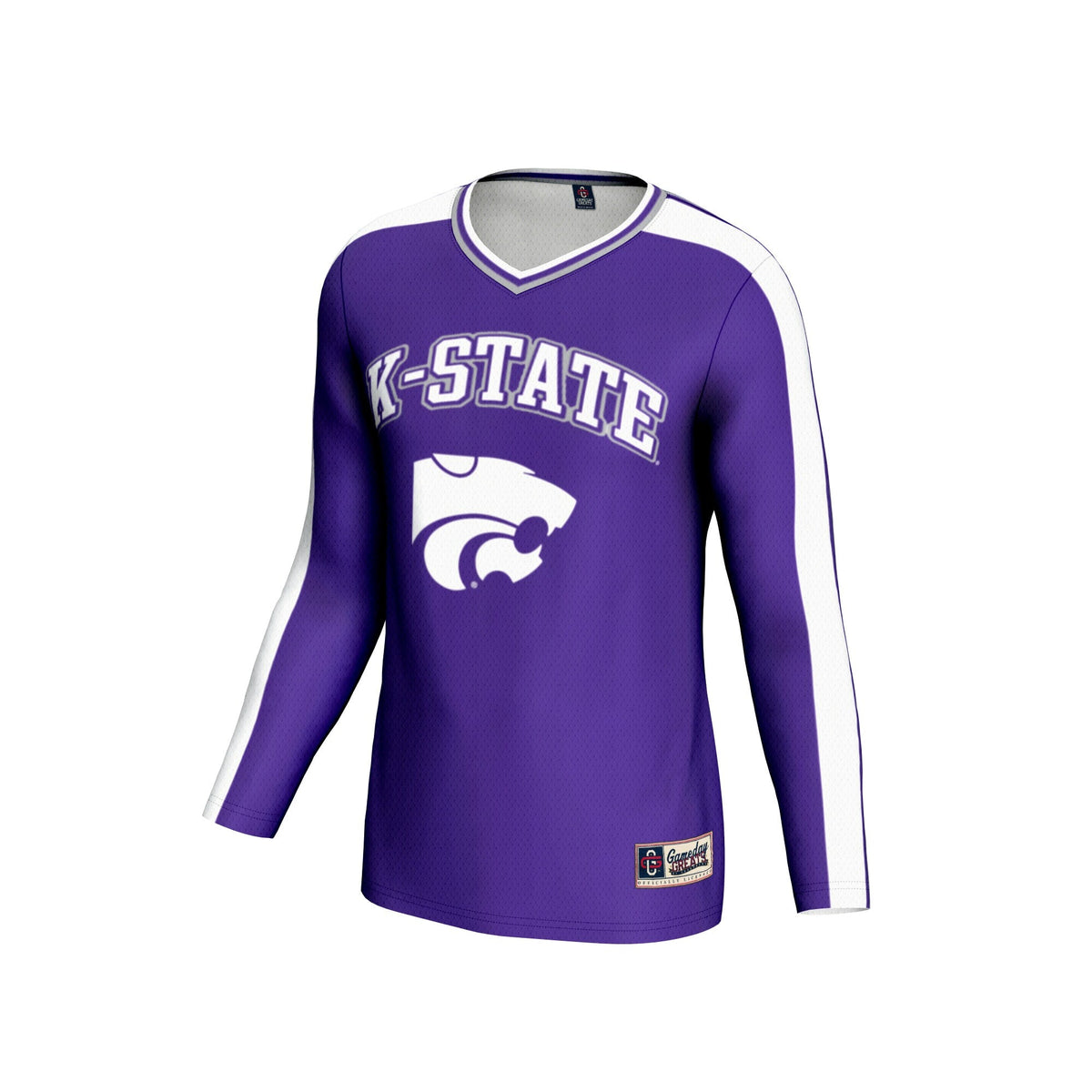 Kansas State Wildcats #1 Lightweight Volleyball Fashion Jersey - Purple